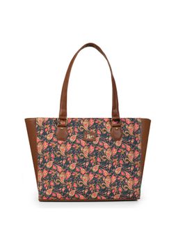 LIVRO - Zinia Womens Vegan Leather Double Handle Tote Laptop Bag-Green (L)