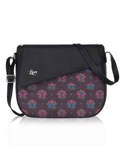 LIVRO - Regal Womens Vegan Leather Sling Bag with Adjustable Strap-Purple (M)