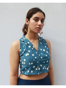 Chidiyaa - Diane Cotton Blouse Polka