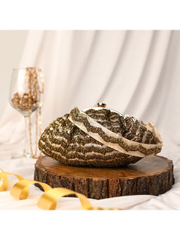 sugarcrush - Soft Pouch Antique Gold with Handle