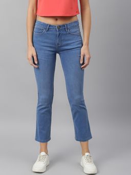 Xpose - Women Blue Boot Cut High-Rise Stretchable Jeans