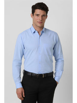 Peter England - Men Blue Regular Fit Formal Shirt