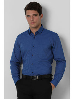 Peter England - Men Blue Regular Fit Formal Shirt