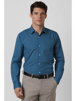 Peter England - Men Blue Slim Fit Formal Shirt