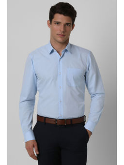 Peter England - Men Light Blue Slim Fit Formal Shirt