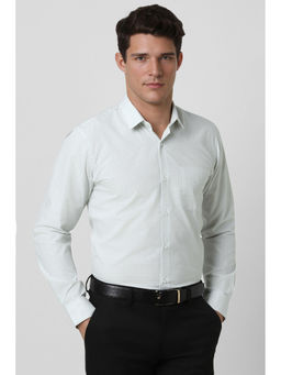 Peter England - Men Green Slim Fit Formal Shirt