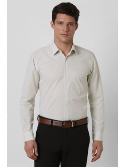 Peter England - Men Green Slim Fit Formal Shirt