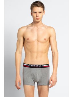 Van Heusen Innerwear - Men Plush Back Elasticized Waistband & Ultra Soft Trunks - Grey