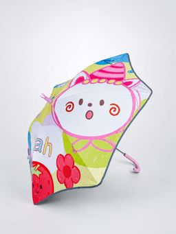 Little Surprise Box - Multi-Color Blended Fabric Graphic Umbrella (3-12 Years)