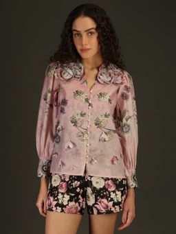 VERO MODA - Marquee Pink Floral Shirt