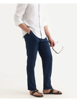 Rare Rabbit - Blue Double Layer Drawstring Trouser