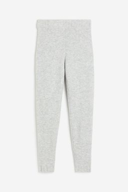H&M - Women Grey Fine-Knit Leggings