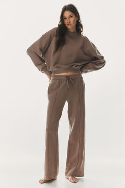 H&M - Women Brown Washed-Look Sweatshirt