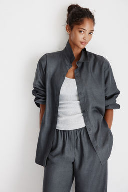 H&M - Women Black Lyocell Shirt