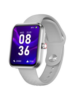 beatXP - Marv Aura 1.83” HD Display BT Calling Metal body Smartwatch - Iced Silver
