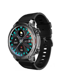 beatXP - Terra 1.39” HD Display Bluetooth calling Metal body Smartwatch - Black