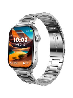 beatXP - Unbound Pro 1.96'' Amoled Display, Metal Body Smartwatch - Silver