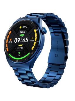 beatXP - Vega X 1.43'' Amoled Display, Metal Body, Wireless Charging - Blue