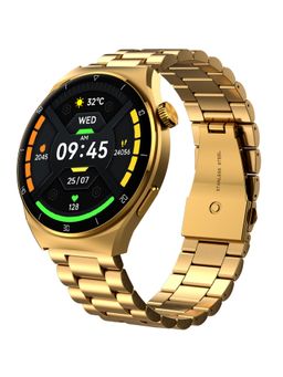 beatXP - Vega X 1.43'' Amoled Display, Metal Body, Wireless Charging - Gold