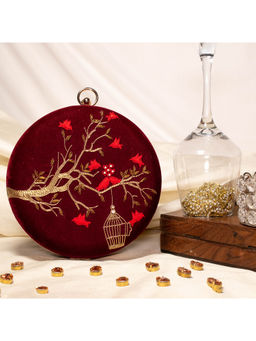 sugarcrush - Embroidered Bridal Clutch