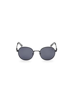 Timberland - Black Metal Full Rim Round Men Sunglass Grey (51)