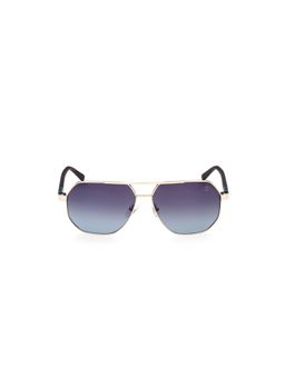 Timberland - Gold Metal Full Rim Aviator Men Sunglass Grey (60)