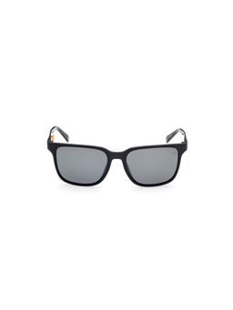 Timberland - Black Acetate Full Rim Square Men Sunglass Grey (56)