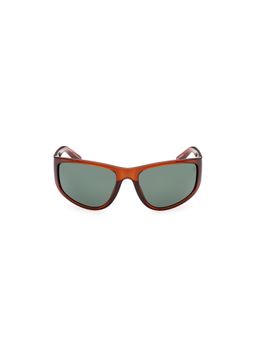 Timberland - Brown Acetate Full Rim Rectangle Men Sunglass Green (66)