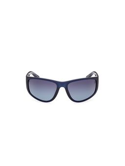 Timberland - Blue Acetate Full Rim Rectangle Men Sunglass Grey (66)