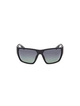 Timberland - Black Acetate Full Rim Rectangle Men Sunglass Grey (66)