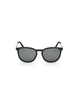 Timberland - Black Acetate Full Rim Round Men Sunglass Green (55)