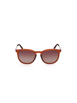 Timberland - Brown Acetate Full Rim Round Men Sunglass (55)