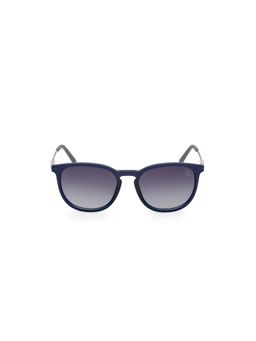 Timberland - Blue Acetate Full Rim Round Men Sunglass Grey (55)