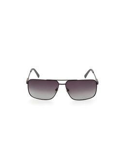 Timberland - Black Metal Full Rim Aviator Men Sunglass Grey (61)