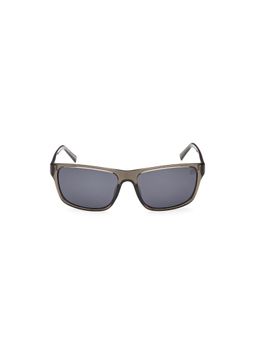 Timberland - Green Acetate Full Rim Rectangle Men Sunglass Grey (60)