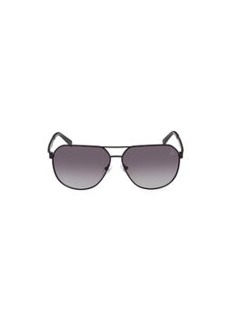 Timberland - Black Metal Full Rim Aviator Men Sunglass Green (62)