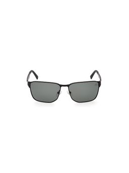 Timberland - Black Metal Full Rim Rectangle Men Sunglass Green (59)