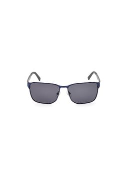 Timberland - Blue Metal Full Rim Rectangle Men Sunglass Grey (59)