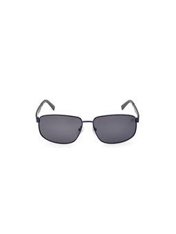 Timberland - Blue Metal Full Rim Rectangle Men Sunglass Grey (62)