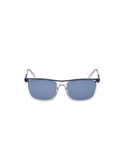Timberland - White Acetate Full Rim Square Men Sunglass Grey (59)