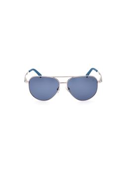 Timberland - Gunmetal Metal Full Rim Aviator Men Sunglass Grey (60)
