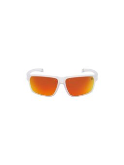 Timberland - White Acetate Full Rim Rectangle Men Sunglass Grey (63)