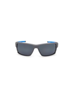 Timberland - Gunmetal Acetate Full Rim Rectangle Men Sunglass Grey (68)