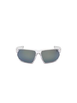 Timberland - White Acetate Full Rim Rectangle Men Sunglass Green (69)