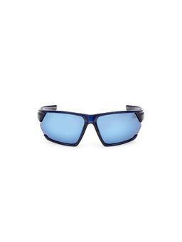 Timberland - Blue Acetate Full Rim Rectangle Men Sunglass Grey (69)