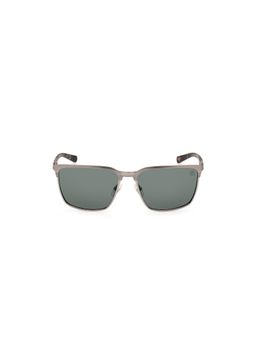 Timberland - Gunmetal Metal Full Rim Square Men Sunglass Green (58)