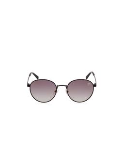 Timberland - Black Metal Full Rim Round Men Sunglass Grey (52)