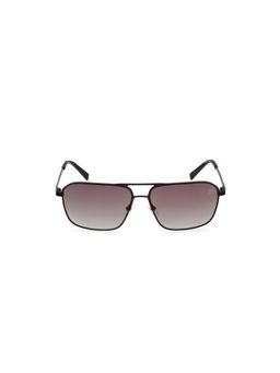 Timberland - Black Metal Full Rim Aviator Men Sunglass Grey (61)