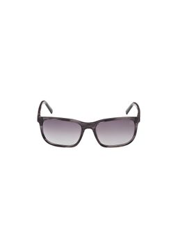 Timberland - Gunmetal Acetate Full Rim Rectangle Men Sunglass Grey (56)