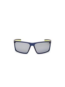 Timberland - Blue Acetate Full Rim Rectangle Men Sunglass Grey (67)